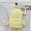Mochila de Raya de Encaje Suave y Linda Estilo Nuevo Primavera y Verano para Mujer, Estilo Chica Dulce Fufu, Mochila Tesoro para Viajes Diarios en Color Morado Batata