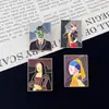Insignia Pin Insignia de Pintura Famosa Retro Arte Abstracto Retrato Pintura al Óleo Accesorios para Ropa Broche Decoración para Bolso de Libro de Arte