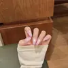 Uñas Portátiles Pintadas a Mano de Color Mixto Ojo de Gato Manicura de Lujo Ligero Pegatinas Terminadas Blanqueamiento Elegante Pegatinas de Uñas de Grado Superior Uñas de Manicura Puntas de Uñas