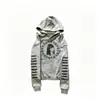 Sudadera con capucha estampada de marca de moda ins al por mayor europea y americana, sudadera con capucha de manga larga, chaqueta vintage, moda urbana y2k