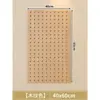Tablero Decorativo de Entrada Sala de Estar Bastidor de Hilos para Máquina de Coser Tablero Perforado de Madera Maciza Montado en Pared Estante de Exhibición para el Hogar