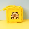 Adorable Bolsa de Silicona Kabibala Almacenamiento Cuadrada Cierre Monedero Creativo Mini Cartera de Mano Accesorios Colgantes para Niña