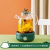 Juego de tetera de lujo ligera, juego de agua de vidrio con bandeja, juego de té moderno con taza de agua, juego de té para el hogar, juego de té para la sala de estar, regalo
