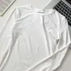 Camiseta versátil de manga comprida, cor sólida, 95% algodão, corte slim para mulheres, outono e inverno, modelagem que afina, justa ao corpo, gola redonda, peça básica