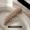 Grampo de Cabelo Banana com Laço de Renda Estilo Coreano Grampo de Garra de Rede de Alta Qualidade para Penteados de Coque Tamanho Médio Grampo de Cabelo de Acrílico