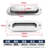 Hebilla de Acero Inoxidable para Puerta Corredera con Manija Oculta Tirador Empotrado para Puerta de Gabinete Tirador Invisible para Muebles de Gabinete Manija Empotrada