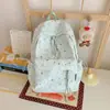 Mochila Estilo Coreano Chica Dulce Suave Reductora de Edad Verano Viaje Almacenamiento Mochila Pequeña con Degradado de Luz Estelar Baja Saturación Fresca y Delicada