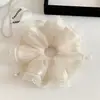 Goma para el pelo de encaje con perlas estilo francés para mujer, Accesorio para el pelo de malla de alta gama, Goma para el pelo estilo coreano suave, Modelo nuevo
