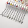 Cadena de Cintura Transfronteriza de Amazon Diamante de Arcilla Diamante Estrellado Bola de Diamante Estrellado Círculo Único Cadena para Pantalones Cadena Corporal Joyería Hecha a Mano para Hombres y Mujeres