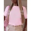 [Camiseta de algodón talla europea] Disponible para Exportación Camiseta de Manga Corta de Color Sólido Holgada Moda Cuello Redondo para Hombres y Mujeres Camisetas Lisas de Manga Corta