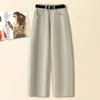 Jeans de Pierna Ancha para Mujer Verano Nuevo Holgados Figura de Pera Versátiles Pantalones Rectos Estrechos Finos