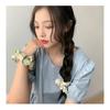 Anillo para el cabello floral a cuadros Colon francés Vintage Combinable Cuerda para el cabello de tela Diadema de bosque Accesorios para el cabello de celebridad de Internet coreana