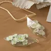 Amapola DIY Colgante de Pendiente Hexagonal de Diamante de Cuatro Eslabones Encanto Molde de Silicona de Resina con Superficie de Espejo