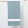 Manta de Toalha Turca Casa Manta Geométrica de Diamante para Sofá Jacquard Tecido à Mão Manta com Franjas Toalha de Praia Turca