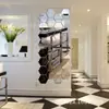 Ventas Directas de Fábrica Pegatinas de Pared de Espejo Acrílico Hexagonal Decoración de Pared de Fondo Pegatinas de Espejo Estéreo de Cristal