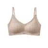 Ropa Interior Sexy sin Costuras con Estampado de Leopardo Transfronteriza para Mujer, Soporte Suave para Pechos Pequeños, Push-Up, Sin Varillas, Estilo Delgado Sujetador para Mujer