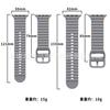 Adecuado para Apple Series 10/11 Ultra3 Correa de Silicona con Costuras Onduladas Correa Deportiva para iWatch