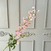 Flores Artificiais de Larkspur com 2 Pontas para Casamento Decoração de Banquete de Noivado Arranjo Floral Arranjo de Flores Jacinto Flores Falsas Flores Artificiais
