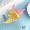 Nuevo Estilo de Vacaciones de Verano Pinza para el Cabello de Concha Blanca Colorida Pinza de Tiburón de Gama Alta Accesorio para el Cabello para la Parte Posterior de la Cabeza