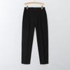 Calças Casuais Masculinas 2024 Nova Moda Primavera e Outono Marca Reta Cropped Pequenas Calças Slim-Fit Cintura Meio Elástica Calças Masculinas Calças
