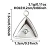 Estilo Ins colgante de estrella de cinco puntas 3D acero inoxidable charm de estrella accesorios simple nicho DIY collar accesorios de joyería
