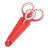 Tijeras de caja de pesca de fábrica color Titanio tijeras de pesca tres en uno acero inoxidable plomo tijeras de cuero aparejos de pesca suministros de pesca