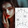 Pegatinas Faciales de Halloween, Pegatinas de Tatuaje para Niños, Maquillaje de Dibujos Animados para Niños, Cicatrices Falsas, Accesorios de Maquillaje de Broma, Pegatinas