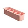 Caja de almacenamiento de ropa interior a rayas, simple y de nuevo estilo, para calcetines, para el hogar, cajón de armario, caja de almacenamiento de plástico