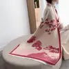 Coleção de Estilo para Pedido Lenço Xale Feminino 360-380g para Ambientes com Ar Condicionado Estilo Espesso Quente de Inverno Wangjiangnan