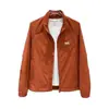 Nuevo Diseño de Bordado con Patrón Simple para Primavera y Otoño, Chaqueta Cardigan Versátil para Hombre, Estilo Ropa de Trabajo para Commuting, Estilo Outdoor
