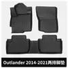 Adequado para Mitsubishi Outlander Mitsubishi Outlander Tapetes de Chão para Carro Personalizados em TPE