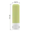 Frasco Dosador de Artigos de Higiene Pessoal Popular Transfronteiriço Tipo Squeeze à Prova de Vazamento Portátil para Viagem Silicone de Grau Alimentício Frasco Dosador