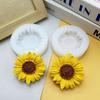 Molde de Silicona de Flor de Girasol Estilo Ins Herramienta para Hornear Mousse de Chocolate Molde para Pegamento Aromaterapia Yeso Velas