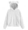 Aliexpress Ebay2024 Amazon Otoño e Invierno Nuevo Suéter Cálido con Capucha y Orejas de Conejo de Felpa