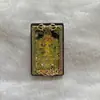Fabricante Antiguo al por Mayor Sándalo Amitabha Buda Thangka de un solo lado Mini Samantabhadra Colgante Retro Nostálgico