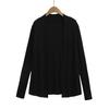 Cárdigan Top de Hombro Caído de Tencel para Mujer Verano 2025 Nuevo Estilo Perezoso de Lana Tencel Chaqueta Chal con Protección Solar
