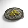 Comercio Exterior Estilo Vaquero Occidental Retro Hebilla Lisa Hebilla de Cinturón Accesorios para Cinturón Placa Hebilla Fabricante Venta Directa Mayorista