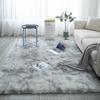 Tapete Moderno Simples Tie-Dye Seda Lã Quarto Área Grande Sala de Estar Completa Tapete Pelúcia Que Não Solta Pelo Decoração Suave