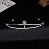 Nueva Corona de Novia con Circonita Incrustada Casa Plateada Vestido de Novia Foto Fotografía Tocados Accesorios para Vestidos de Banquete Tocados Corona