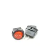 Interruptor circular ultrapequeno com furo de montagem de 15 mm, 2 pinos duas posições, 3 pinos três posições, interruptor basculante circular pequeno KCD11 com luz
