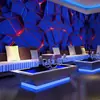 Papel Tapiz de Tecnología Geométrica Estéreo 3D Hotel de eSports Bar Ktv Recubrimiento de Pared Luminoso Cafetería Fondo de Cabina Mural