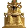 Fábrica de Estatuas de Buda de Cobre de Hebei Producción de Estatua de Bronce Fundido para Templos Adornos a Gran Escala del Dios de la Riqueza con Bronce Fundido Pintado en Oro del Dios de la Riqueza