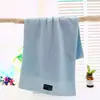 Toalha de banho lisa 100% algodão Classe A, conjunto de toalhas de algodão puro, macio, absorvente, não solta fiapos, toalha de rosto para casa, unissex, atacado