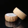 Anillo de Raíz de Bodhi de Jade Blanco DIY Pulido a Mano Semilla Original Producto Semi-Terminado para Hombres y Mujeres Anillo de Pareja Regalo para Mejor Amigo Venta al por Mayor