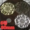 Adornos metálicos con forma de luna, largos, triangulares y con borde festoneado para accesorios de cabello DIY, tocados de novia y sombreros de disfraces tradicionales
