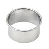 Em Estoque Anel de Mousse de Aço Inoxidável 304 Forma Redonda para Bolo Cortador de Massa de Pastelaria Molde para Assar Donut Molde para Biscoito
