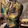 Camisa de manga larga con personalidad informal con impresión digital 3D para hombre, primavera de comercio exterior europeo y americano transfronterizo 2023, venta al por mayor de fábrica