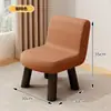 Taburete pequeño para sofá, silla con respaldo para uso doméstico, taburete para adultos, taburete de mesa de centro para sala de estar, taburete bajo, silla baja para niños, taburete para cambiarse los zapatos