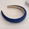 Faixa de Cabeça com Coroa Alta para Mulheres, Novo Estilo com Toque de Luxo, Faixa de Cabelo Larga Versátil para Sair, Acessório de Cabelo para Lavar o Rosto
