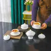 Restaurante de Hotel Club Shaxian Olla de cerámica china para guisar a prueba de agua guiso Bol para huevo al vapor Nido de pájaro con tapa Olla para guisar Buddha salta la pared